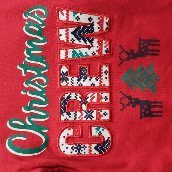 Jingles & Joy NWT Boys "Christmas Crew" 2-piece Pajama Set - Picture 2 of 7